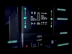 сила резервного батарейного питания портативной станции генератора панели 1500W солнечной перезаряжаемые video