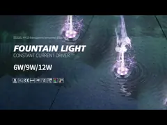 12W SMD3535 SS316L Rgb Led Fountain Light 350lm DMX Control video