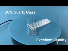 Ясный круглый церий дал допинг трубке подачи лазера отверстия кварца одиночной video