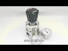 China G5/8 Connect Brass Single Stage CO2 Gas Pressure Regulator With Flow Meter supplier