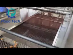 Линия покрытия шоколада большого диапазона 600mm промышленная с тоннелем 14M охлаждая video
