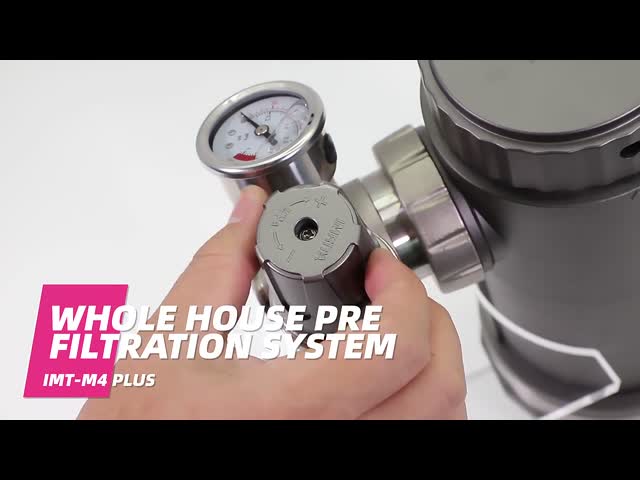 O agregado familiar 50um sedimenta pre o sistema do filtro, filtro de água de aço inoxidável de Prefilter