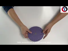 150mm диск Zirconia 40 песчинок зашкурить пурпур 6 дисков дюйма слипчивый зашкурить истирательный video