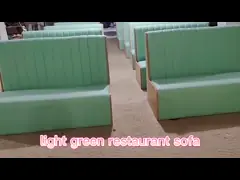 Посадочные места будочки ресторана кожи мебели кафе двойной стороны высокие задние коммерчески video