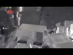 CNC поворачивая части точности Yixin подвергая механической обработке подгонял, алюминиевые части принтера 3d video