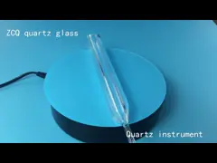 Conical Quartz Tube Customized Shape And Dimension video