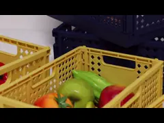 Универсальные пластиковые корзины кладовки, многоразовая коробка ISO9001 пластмасового контейнера video