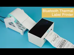 Принтер склада 108mm 8dot/Mm Bluetooth термальный для ярлыков доставки video