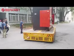 積載量の自走式無軌道プラットフォーム トロリー 15 トン video