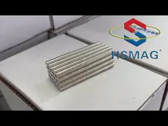 Dia 6mm ISO9001 HSMAG Corrsive устойчивый вокруг магнитов редкой земли с отверстиями установки video