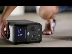 набор генератора портативной электростанции Usb 1075wh солнечный с выходом 220v video