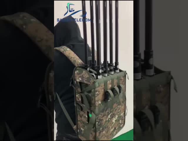 8 Antennas 100m 120w Mobile Phone Signal Jammer China Backpack Jammer Factory
