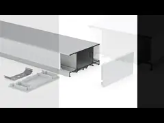 アルミ合金表面の取付けられたLEDのプロフィール、溶接サービスのLEDのストリップのUチャンネル video