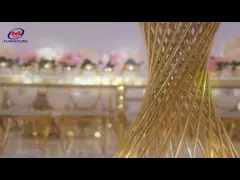 Журнальный стол золота шкентеля ОДМ кристаллический закалил стеклянный Кунтертоп для гостиницы video