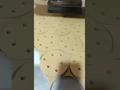 велкро крюка и петли диска PSA окиси алюминия песчинки 5inch 120 слипчивое зашкурить video