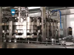Soft Drink Pop Automatic Can Sealer Carbonated Can Filling Machine