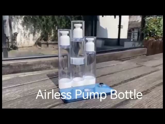 80ml 100ml 120ml プラスチック空気のないポンプボトル ホワイト 空のローション 皮膚ケアボトル