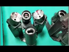 Автоматический CNC точности подвергал части механической обработке, точность частей 0.003mm распылителя форсунки OEM video