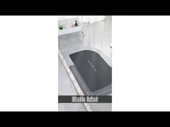 Мягкая изготовленная на заказ быстрая суша циновка ванны с не дном выскальзывания video