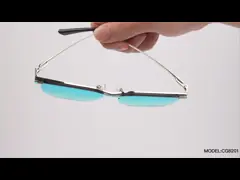 Поляризовыванный миопический магнитный зажим на рамке стекел кота моды женщин солнечных очков video