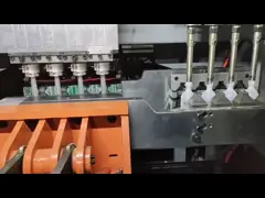 4 главная высокоскоростная машина отдельной станции 5l машины прессформы дуновения дуя для пластиковой бутылки video