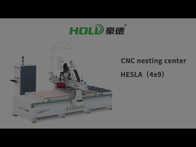 4x9ft 9KW Spindle 12 Tools Cnc Nesting Machine Woodworking