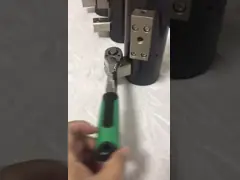 Тип цилиндра гидравлического болта 322 KN напрягая оборудует MS Multi поставленное 1500Bar video