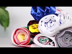 Катара Espana Бразилии Португалии Франции аксессуары одеяния шарфов изготовленные на заказ video