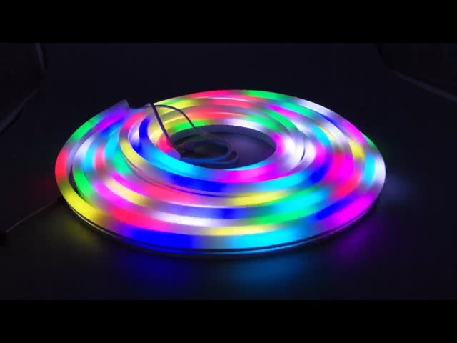 Ra80 Color Changing Neon Flex Light Ip67 Led Neon Rope Light 5cm No Fragile