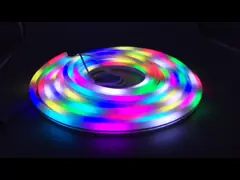 Свет Ip67 гибкого трубопровода цвета Ra80 изменяя неоновый привел неоновый свет 5cm веревочки никакое хрупкое video