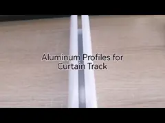 Curtain Tracks Aluminum Square Profile Rail Accessories 6063 T5