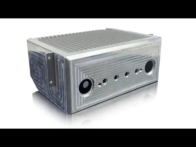 Части высокой точности подвергая механической обработке изготовленные на заказ, алюминиевые поворачивая части КНК видео