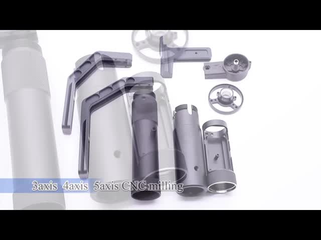 Изготовленный на заказ алюминиевый филируя подвергать механической обработке CNC обслуживаний частей алюминиевый видео