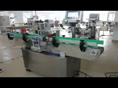 700KW Automatic Round Bottle Labeling Machine Front And Back Type