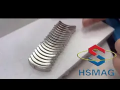 Дуга ротора весьма сильного генератора ротора магнита магнитная формирует SmCo5 Sm2Co17 video