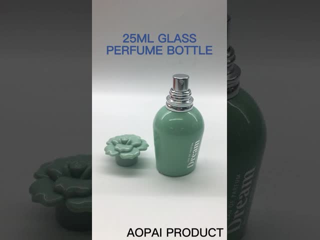 бутылка флакона духов размера перемещения 25ml пустая стеклянная упаковывая для духов видео