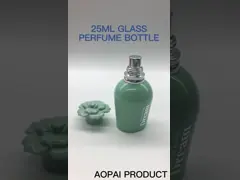 бутылка флакона духов размера перемещения 25ml пустая стеклянная упаковывая для духов video