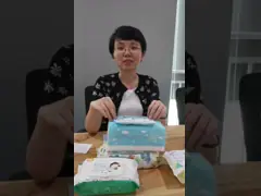 Младенец самой лучшей формулы OEM Biodegradable обтирает для чистки руки и стороны video