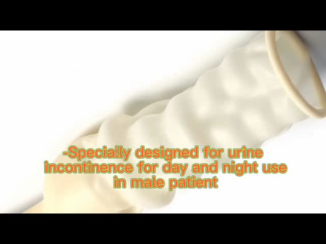 乳液/乳液の自由な男性の外的なコンドームのカテーテルの柔らかい尿の外装