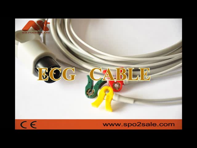 Ligação paciente compatível JC-906PA do cabo 6 de Nihon Kohden ECG