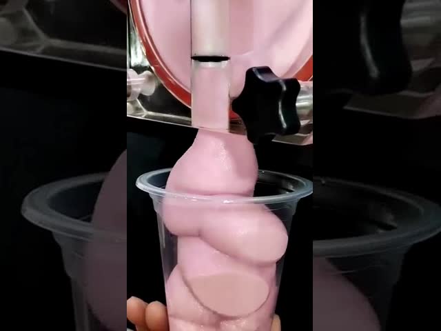 Puppieのアイス クリームのぬかるみの作成機械凍結するイタリアの商業Granita