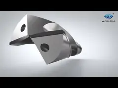 Торцевая фреза обдирки торцевой фрезы карбида перекрестной каннелюры края 4 твердая для держателя телефона video