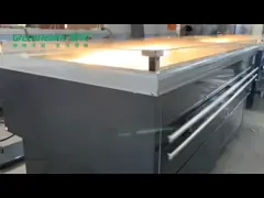 Flat Top Open Supermarket Island Freezer Commercial Meat Display Fridge With LED Product Videos,Flat Top Open Supermarket Island Freezer Commercial Meat Display Fridge With LED Product Video Channel