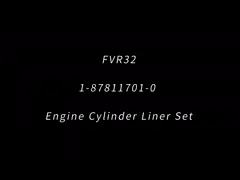 1-87811701-4 1878117014 набор рабочей втулки цилиндра двигателя ISUZU FVR32 6HE1T video