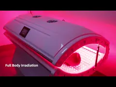 Красота кожи реабилитации тела функции Muti кровати красного света физиотерапии медицинская video