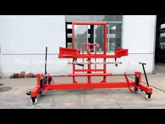 Motorized Warp Beam Lift Truck High Lift Hydraulic Heald Frame Material Handling Tools