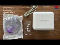 Abs Metal Rechargeable Nebulizer Machine 60hz Portable Nebuliser Battery Operated