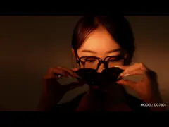 Unisex зажим на магнитных солнечных очках для женщин поляризовывал квадрат УЛЬТРАФИОЛЕТОВОЙ защиты ретро video