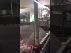 Машина охладителя большого спирального винта Пре для машинного оборудования птицеперерабатывающего завода video