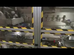 Пеленка младенца делая машиной полный сервопривод Pampers делая машину video